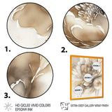 Single Beige Flower IV