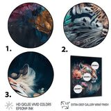 Cute Tiger Floral Art II