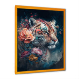 Cute Tiger Floral Art II