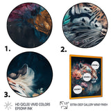 Cute Tiger Floral Art II