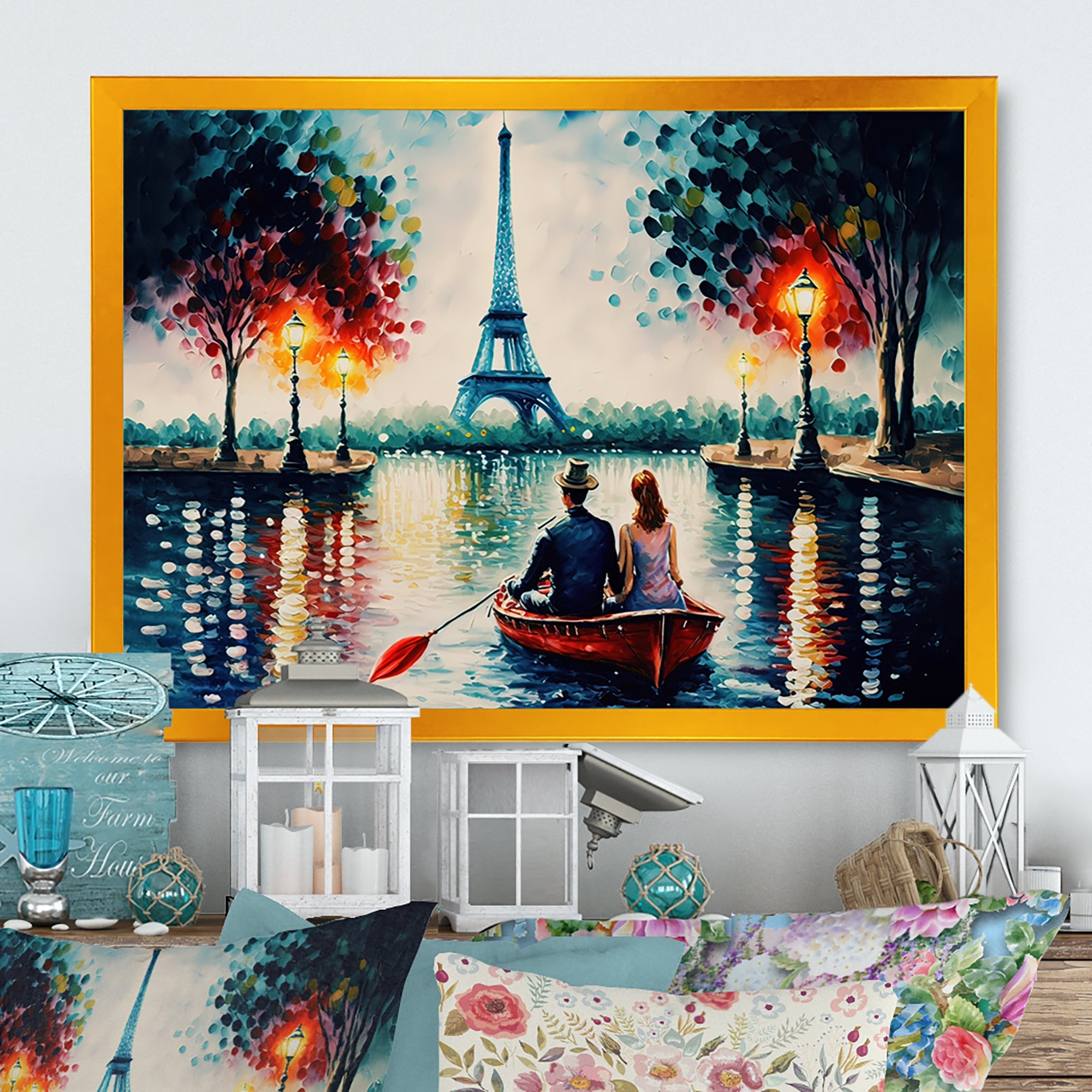 Romantic Evening On A Small Boat IV