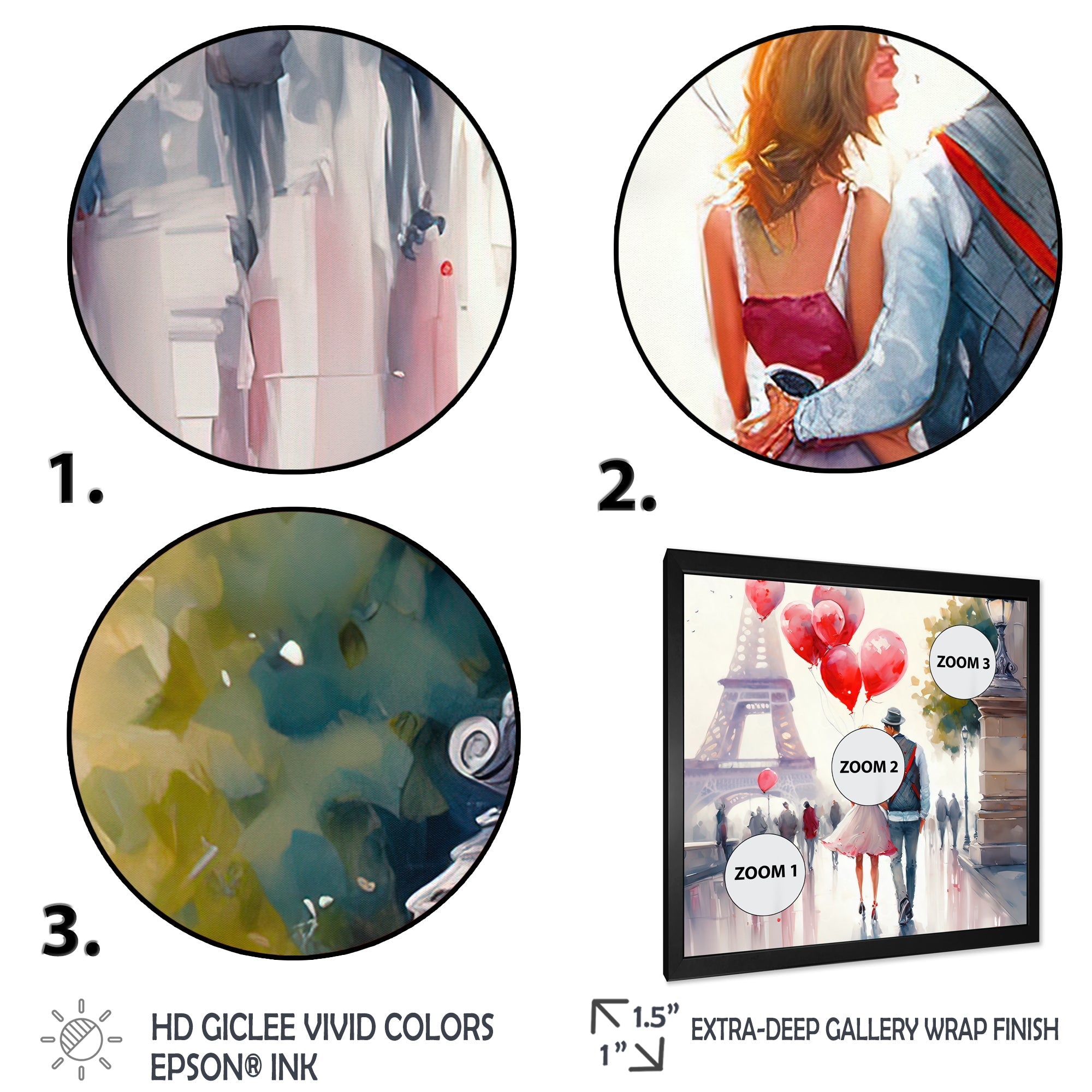 Couples In Love In Paris III