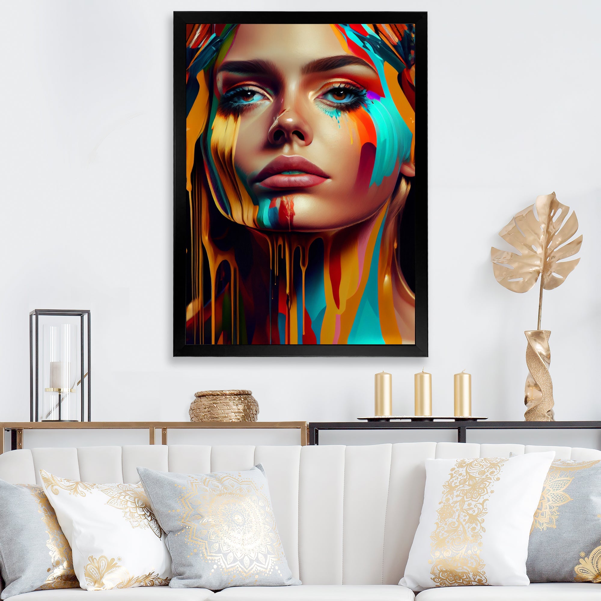 Vibrant Creative Woman Portrait V