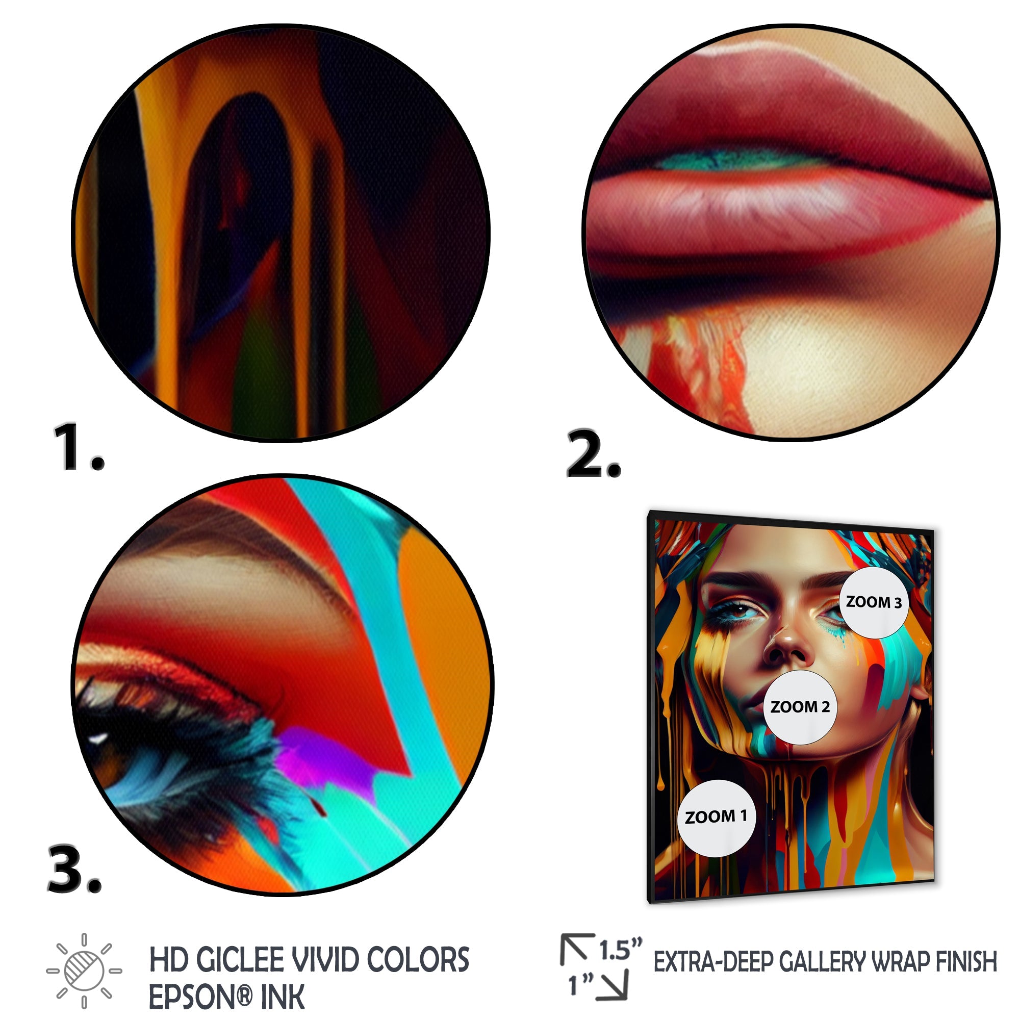 Vibrant Creative Woman Portrait V