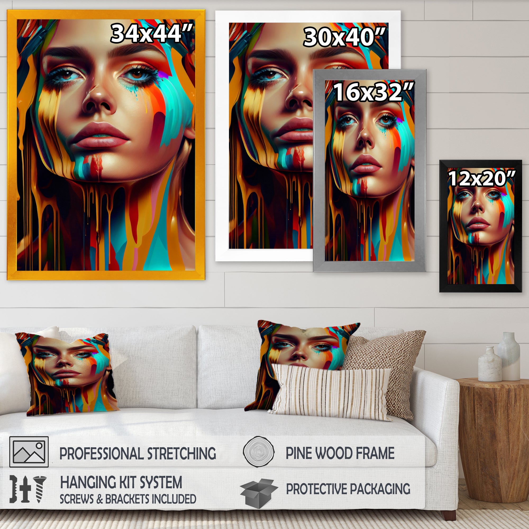 Vibrant Creative Woman Portrait V