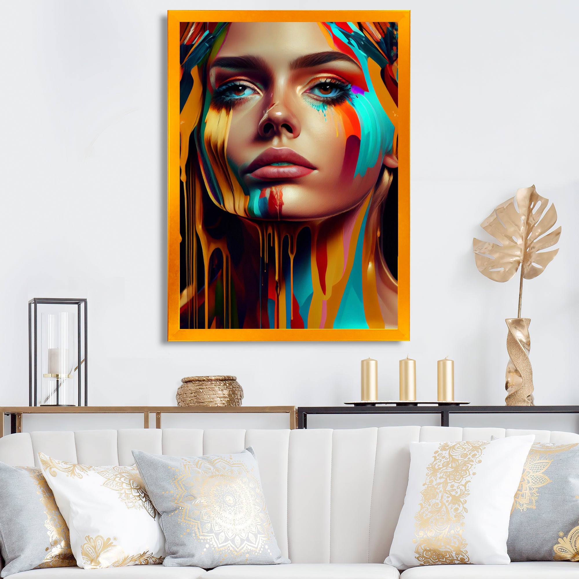 Vibrant Creative Woman Portrait V