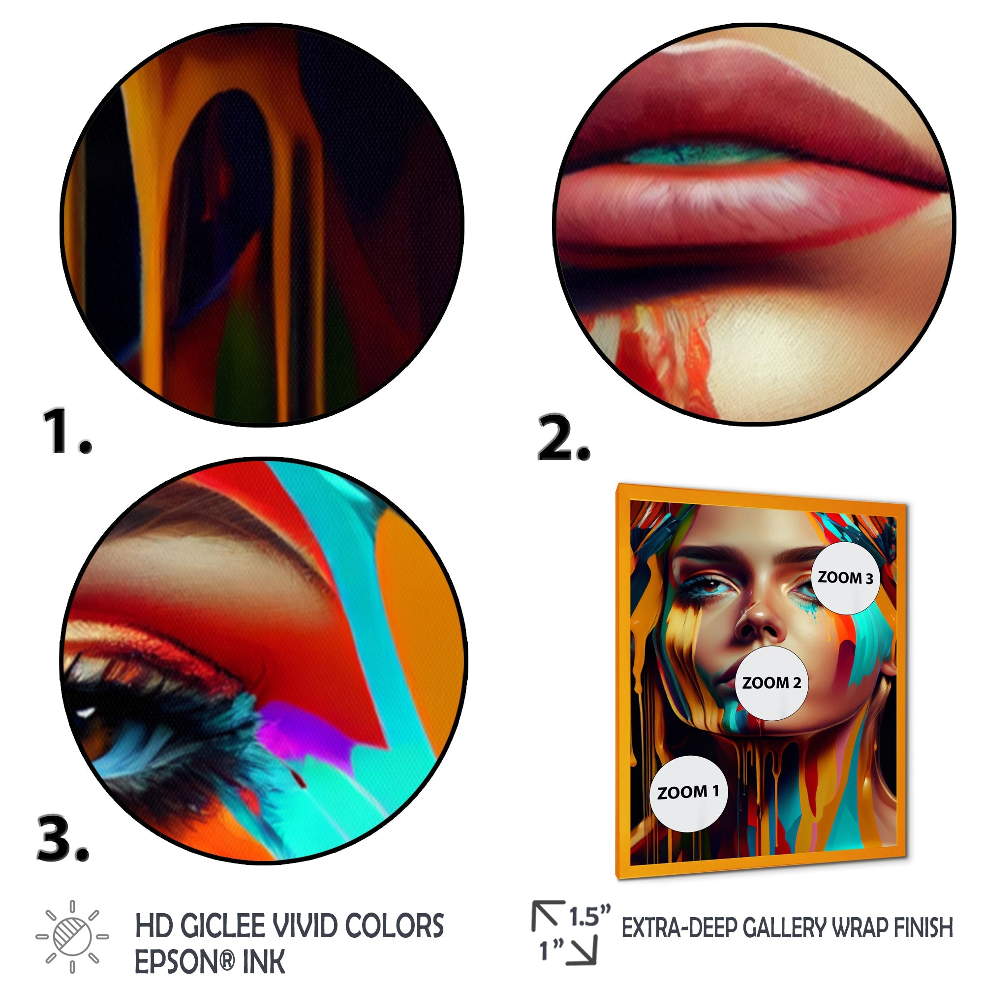 Vibrant Creative Woman Portrait V