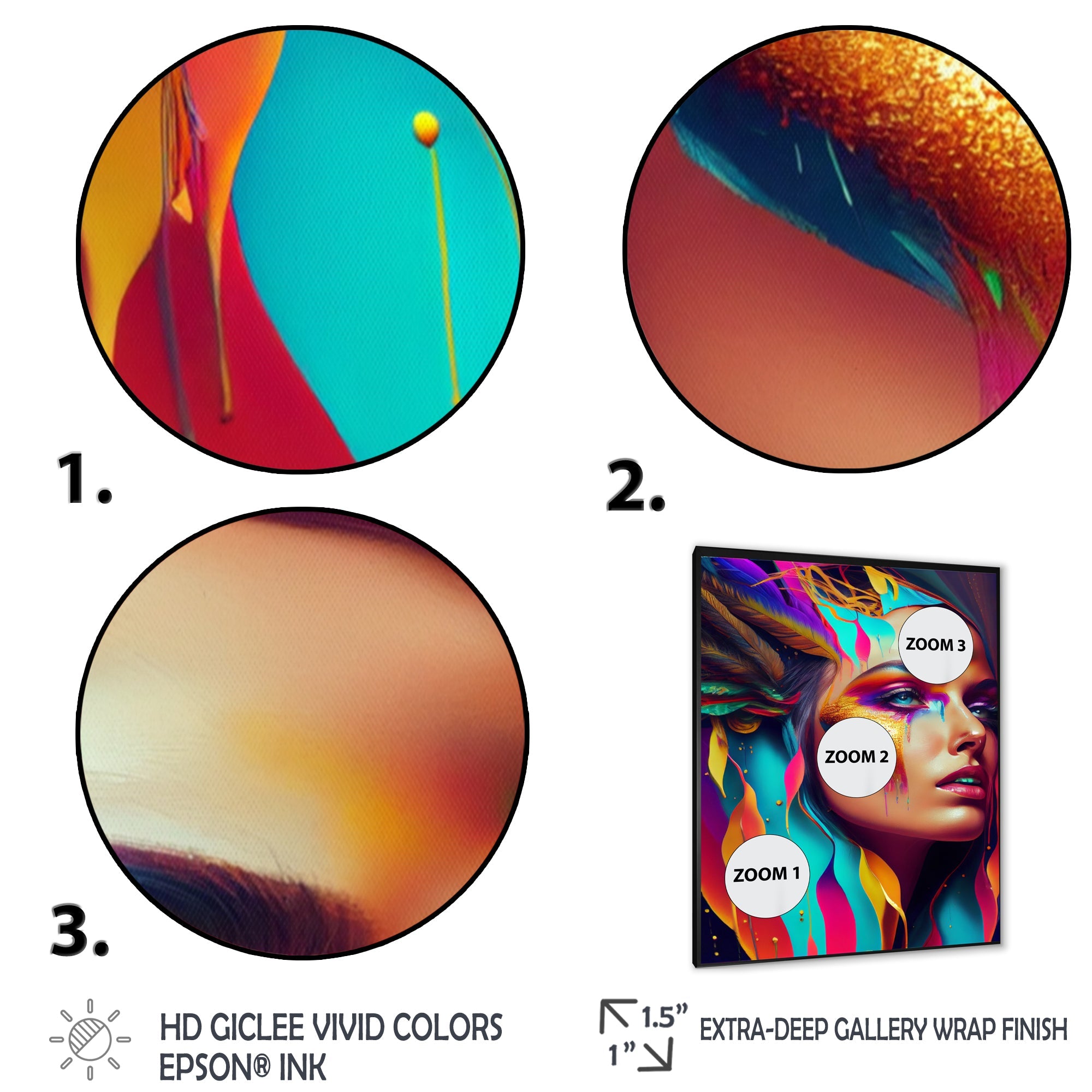 Avant Garde Feather Sensual Portrait II