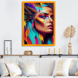 Avant Garde Feather Sensual Portrait II