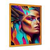 Avant Garde Feather Sensual Portrait II