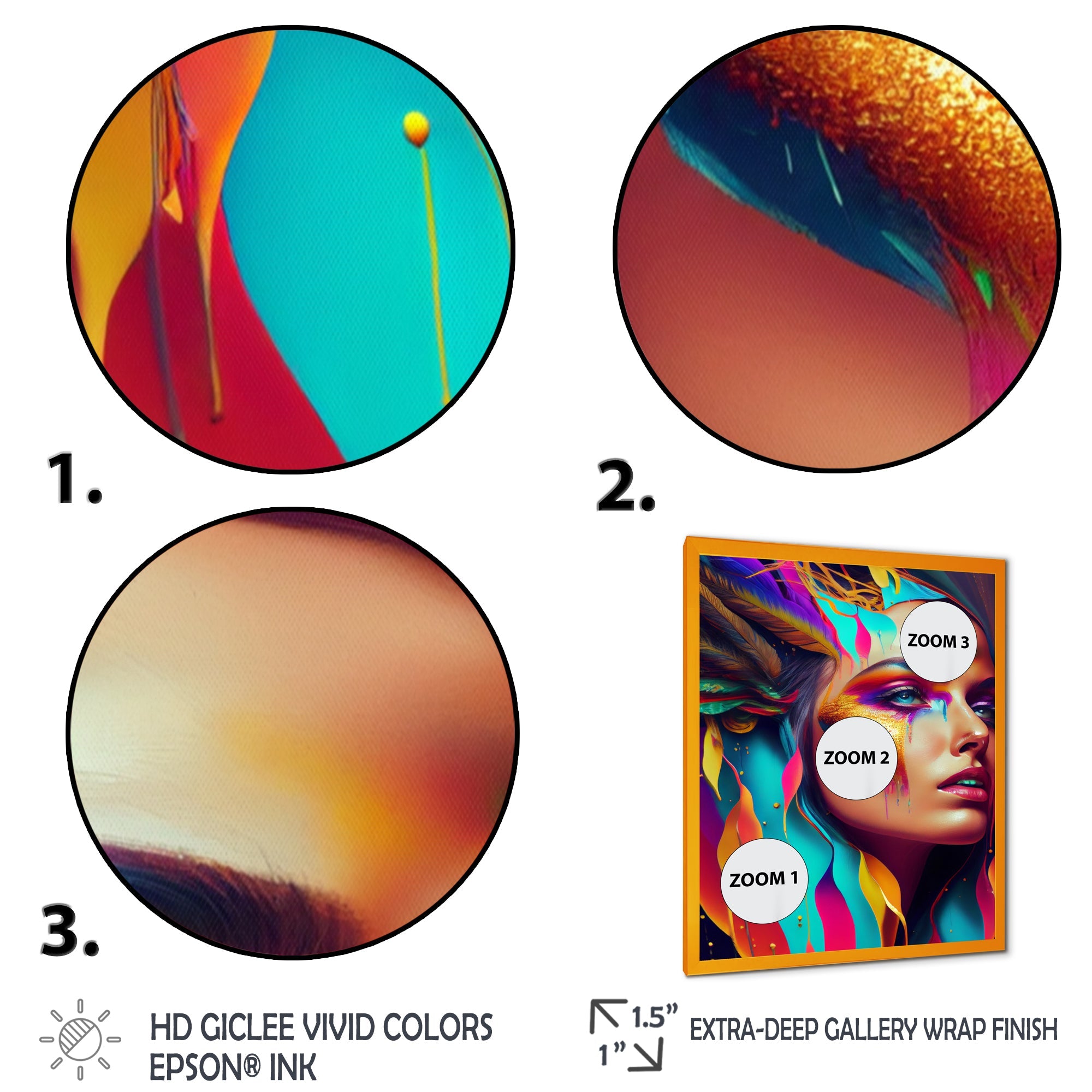 Avant Garde Feather Sensual Portrait II