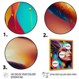 Avant Garde Feather Sensual Portrait II