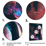 Double Exposure Woman Portrait Sci-Fi I