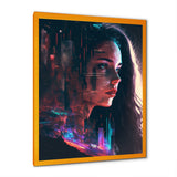 Double Exposure Woman Portrait Sci-Fi I