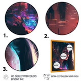 Double Exposure Woman Portrait Sci-Fi I