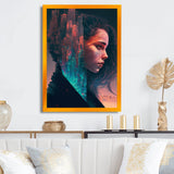 Double Exposure Woman Portrait Sci-Fi III