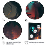 Double Exposure Woman Portrait Sci-Fi IV