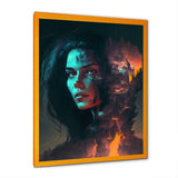 Double Exposure Woman Portrait Sci-Fi IV