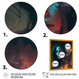 Double Exposure Woman Portrait Sci-Fi IV