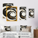 Black, Silver And Gold Blending Swirls VI