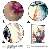 Cute Fox Floral Art II