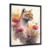 Cute Puma Floral Art III