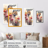 Cute Puma Floral Art III
