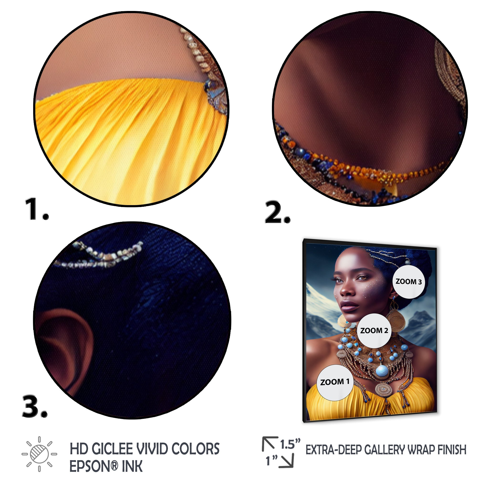 Queen African Woman In Winter