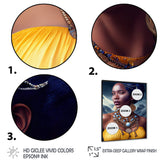 Queen African Woman In Winter