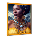 Queen African Woman In Winter