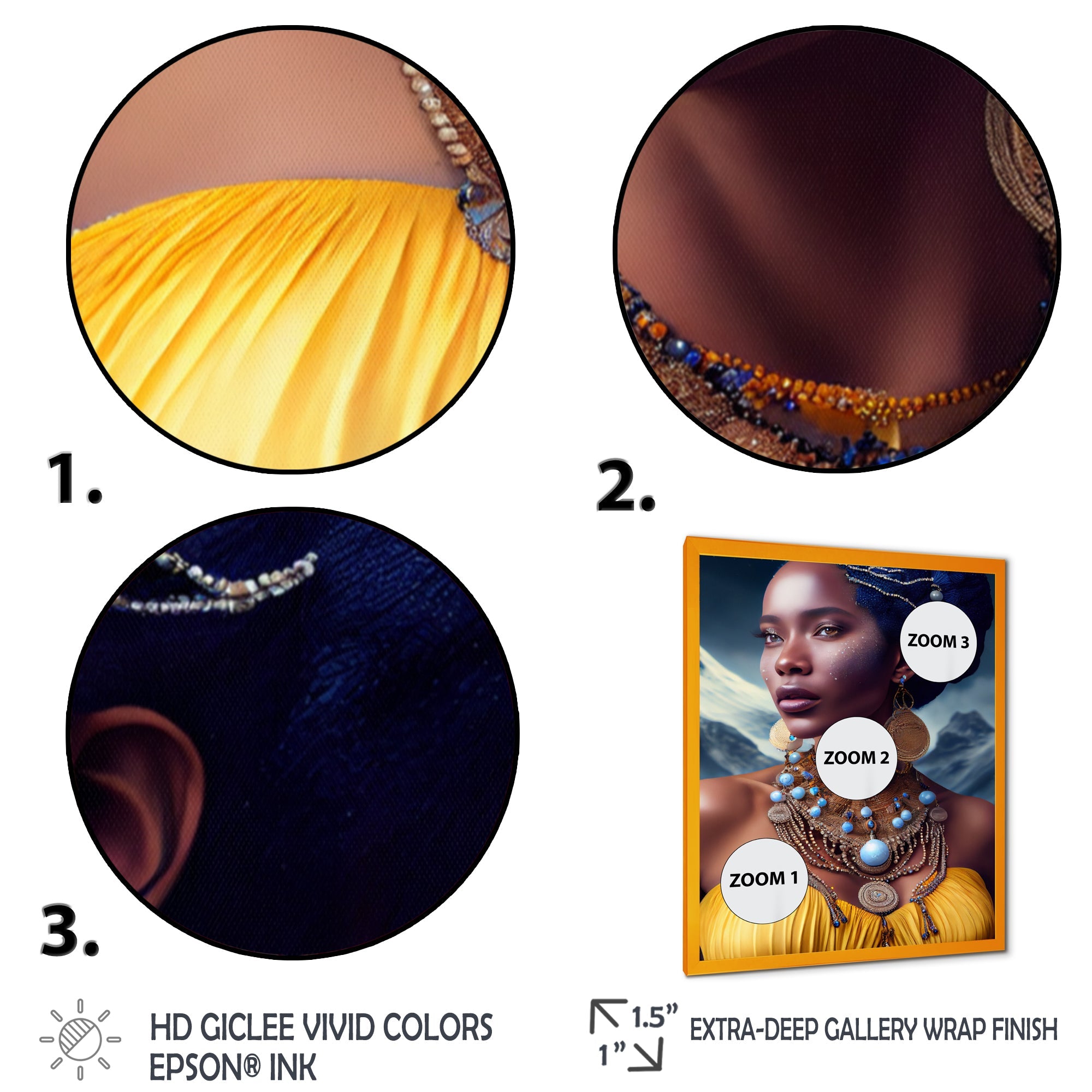 Queen African Woman In Winter