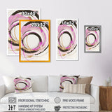 Pink And Gold Minimalist Art II