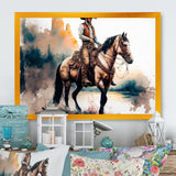 Western Cowboy Riding A Horse I