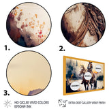 Western Cowboy Riding A Horse II