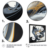 Bright Blue Smooth Abstract II