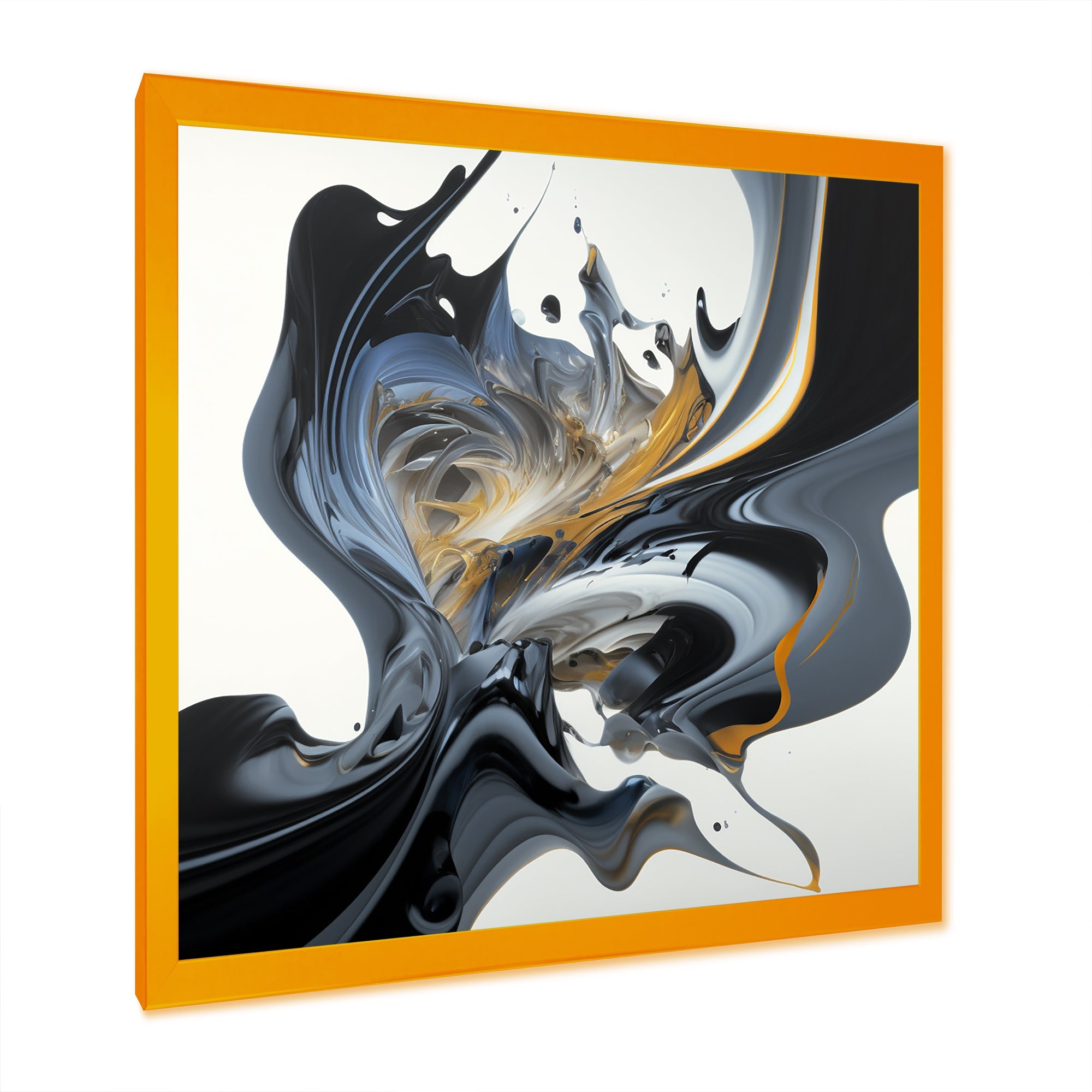 Bright Blue Smooth Abstract II