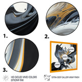 Bright Blue Smooth Abstract II