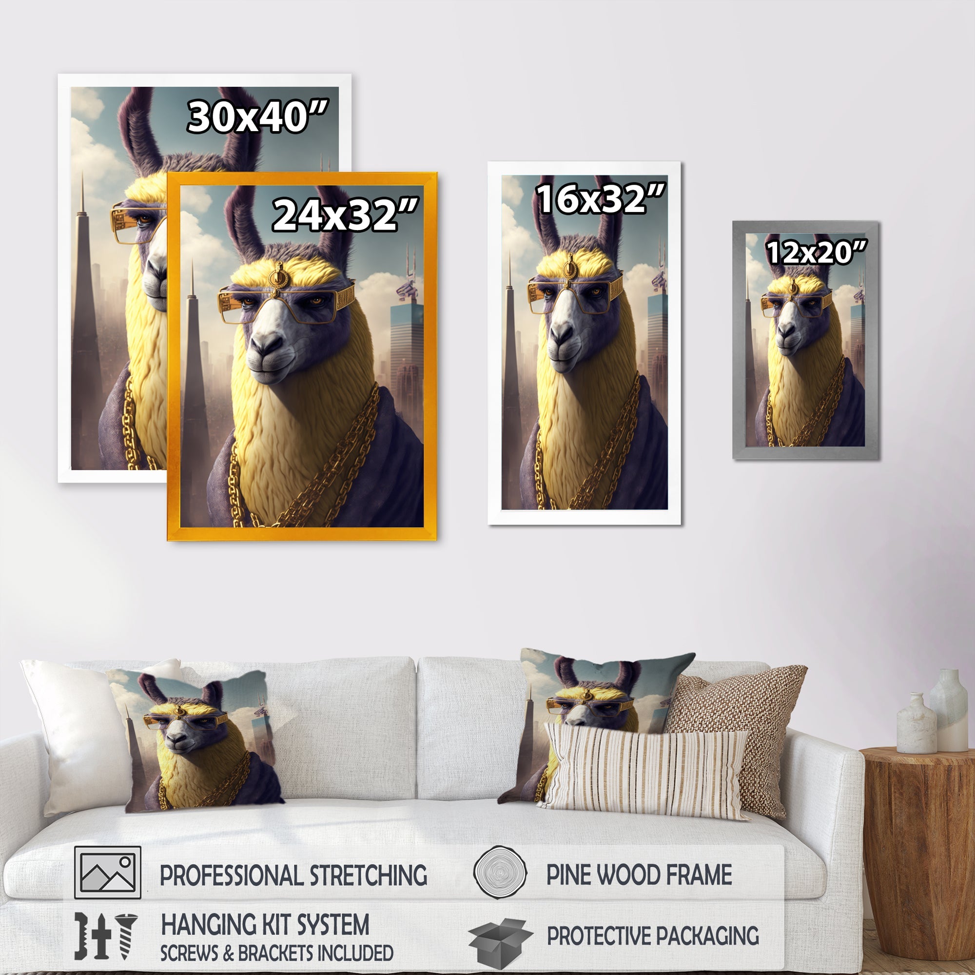 Llama Gangster In NYC