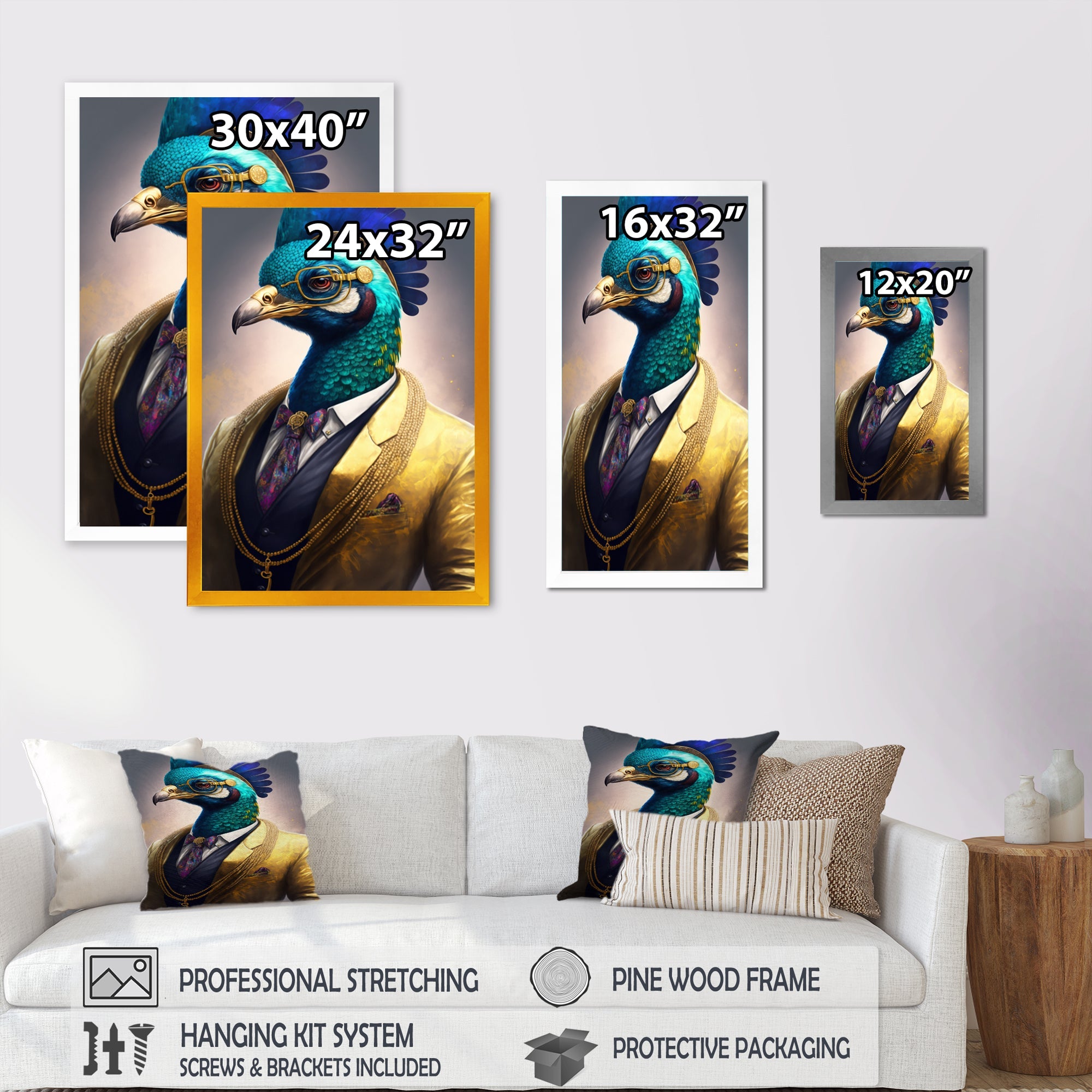Peacock Gangster In NYC I