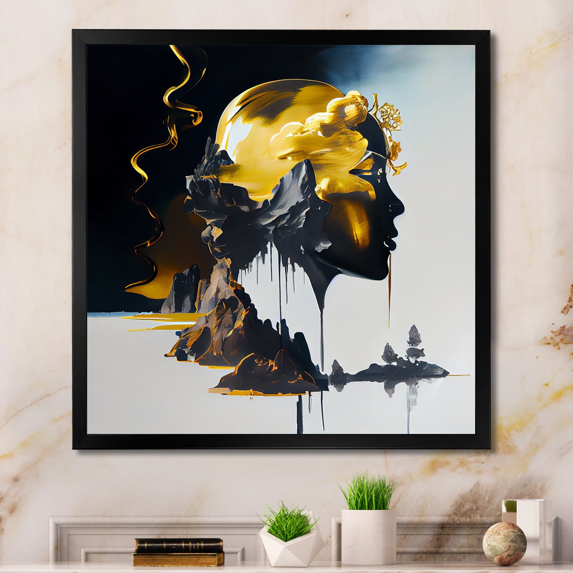 Double Explosure Of Man Dream II