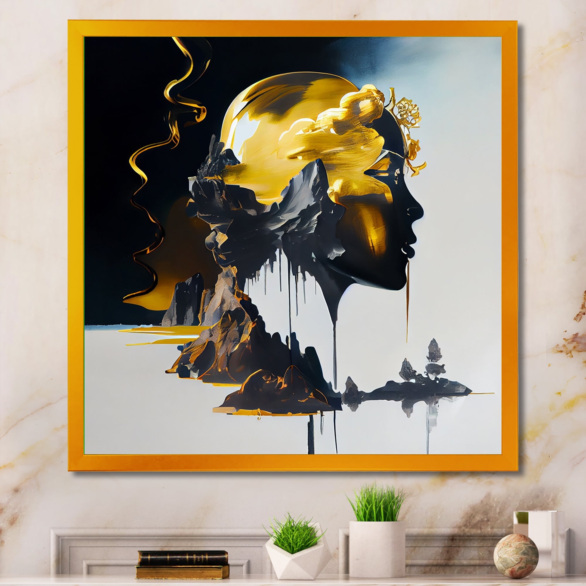 Double Explosure Of Man Dream II