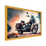 Motorcycle Parked In The Desert I