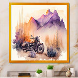 Motorcycle Parked In The Desert IV