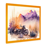 Motorcycle Parked In The Desert IV