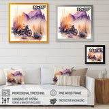 Motorcycle Parked In The Desert IV