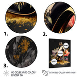 Black And Gold High Heel Shoe I