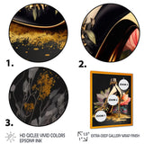 Black And Gold High Heel Shoe I