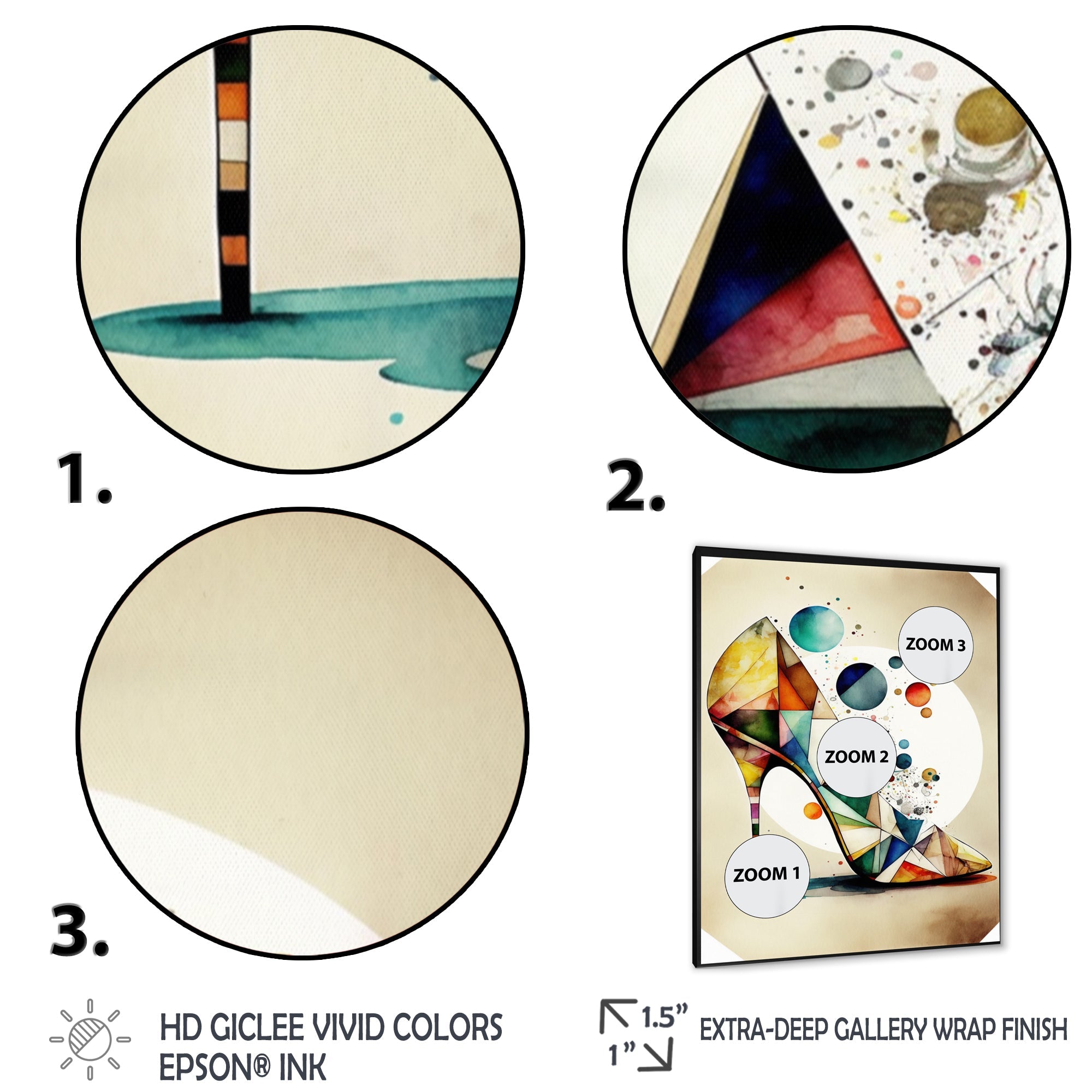 Retro Art Deco High Heel Shoe X