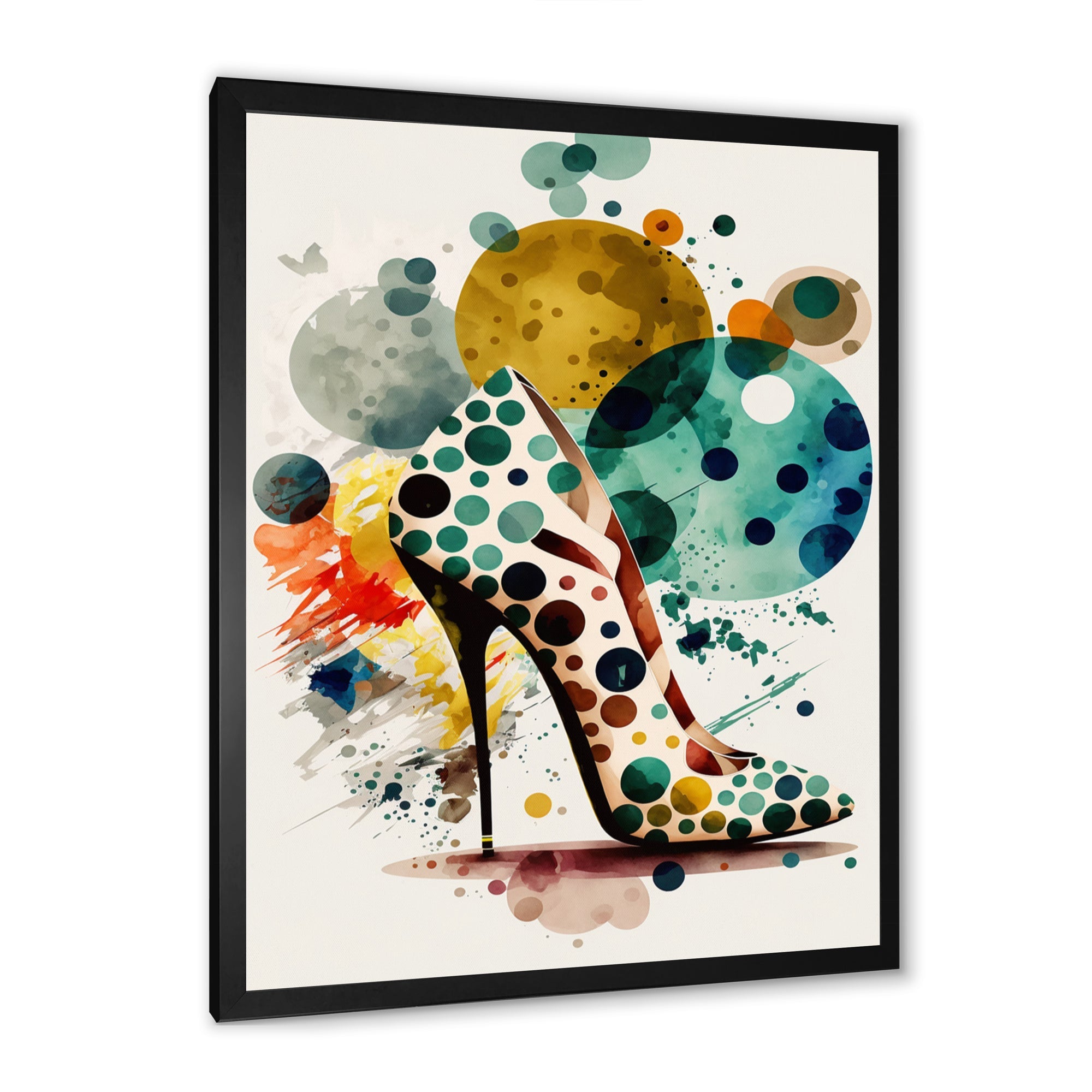 Retro Art Deco High Heel Shoe VI