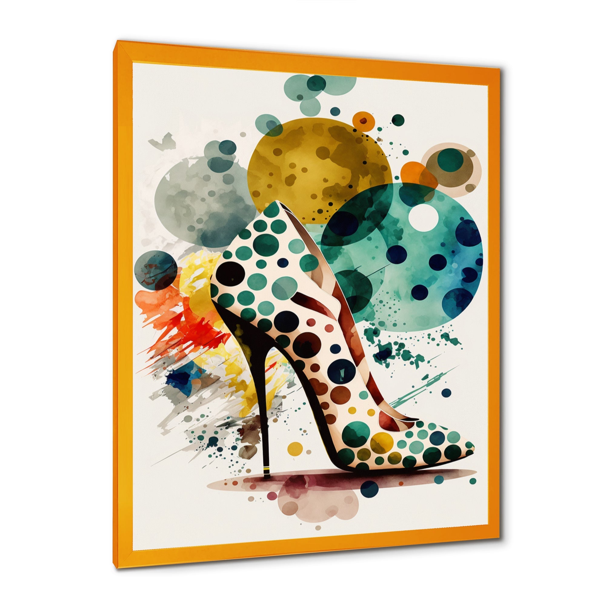 Retro Art Deco High Heel Shoe VI